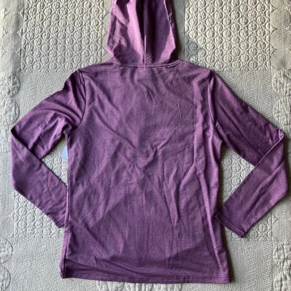 New 32 Degree full zip long sleeve lightweight hoodie small, purple, pockets - Picture 8 of 8